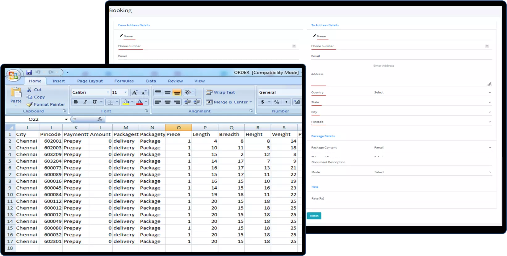 Easily import orders